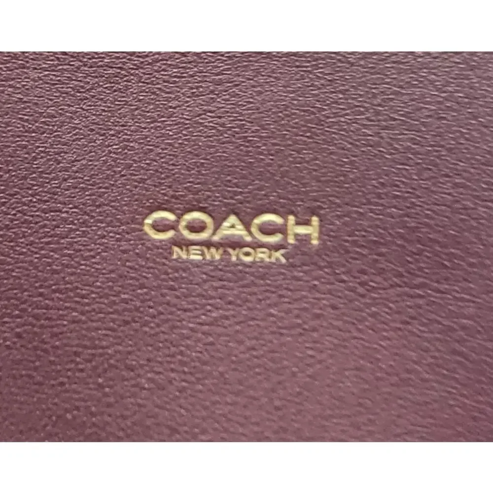 Coach Bleecker Bucket Bag CCC23 Maple Leather w/ Pouch & Dust Bag Like New